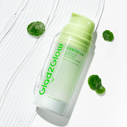 Glad2Glow Centella Allantoin Soothing Gel Moisturizer 100g фото 3 Glad2Glow Centella Allantoin Soothing Gel Moisturizer 100g фото 3