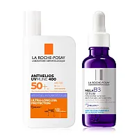 La Roche Posay Set 2 Items Mela B3 Serum 30ml+ Anthelios Uvmune400 Anti-Dark Spots Fluid SPF50+ PA++++ 50ml