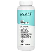 Acure, сухой шампунь, для брюнеток и обладательниц темных волос, розмарин и какао, 58 г (1,7 унции)