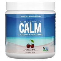 Natural Vitality, CALM, смесь для снятия стресса, вишня, 226 г (8 унций) Natural Vitality, CALM, смесь для снятия стресса, вишня, 226 г (8 унций)