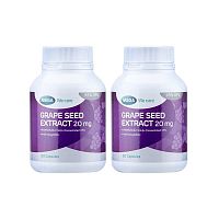 Mega we care Grape Seed 60 Capsule x 2