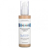 Enough, Collagen, отбеливающая увлажняющая основа, SPF 15, № 13, 100 мл (3,38 жидк. Унции)