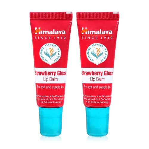 Himalaya Strawberry Gloss Lip Balm [10g x 2pcs]