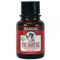 Badger Company, Органическое, масло перед бритьем, класс Navigator, для мужчин, 59,1 мл (2 жидк. Унции)