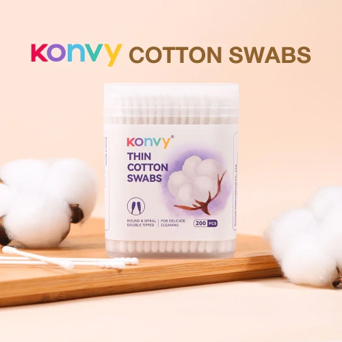 Konvy Cotton Swabs Double Purpose 100pcs фото 2