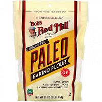 Bob's Red Mill, Paleo Baking Flour, беззерновая мука для выпечки, для людей, соблюдающих палеодиету, 454 г (16 унций)