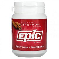 Epic Dental, Жевательная резинка с корицей, 50 шт