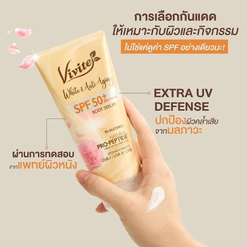 Vivite White & Anti-Aging Body Serum 150ml фото 3 Vivite White & Anti-Aging Body Serum 150ml фото 3
