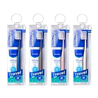 Biosafety Travel Set Ultra Charcoal Toothbrush Random Color 1pc + Biosafety White & Protect Toothpaste 20g