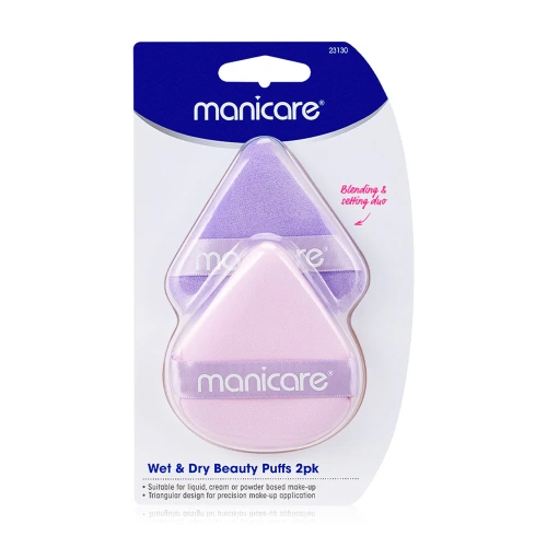 Manicare Wet & Dry Beauty Puffs 2pcs