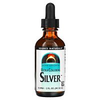 Source Naturals, ультра коллоидное серебро, 10 част./млн, 59,14 мл (2 жидк. унции)