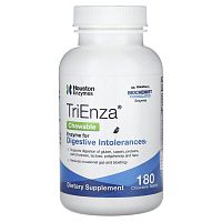 Houston Enzymes, Жевательные таблетки TriEnza, 180 жевательных таблеток