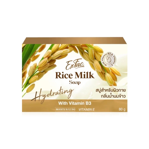 EXFAC Rice Milk Soap 80g