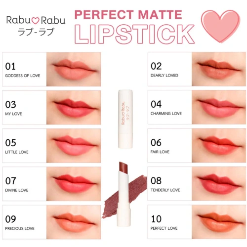 RABU RABU Perfect Matte Lipstick 3.2g фото 5
