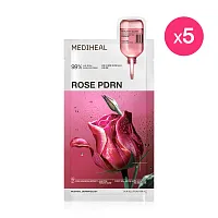 Mediheal Rose PDRN Essential Mask Healthy Glow [24ml x 5pcs]