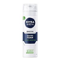 NIVEA MEN Sensitive Shaving Foam 200 Ml. โฟมโกนหนวด ผู้ชาย