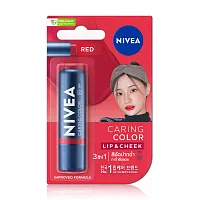 NIVEA Caring Color Rose Lip Care SPF30 4.8g