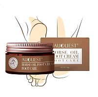 Крем от трещин и грибка на ступнях ног Auquest Horse Oil Foot Cream, 30 мл. Таиланд