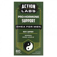 Action Labs, Pro-Hormone Support, ДГЭА для мужчин, 60 растительных капсул