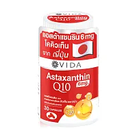 Vida Astaxanthin 6mg Q10 30 Capsules