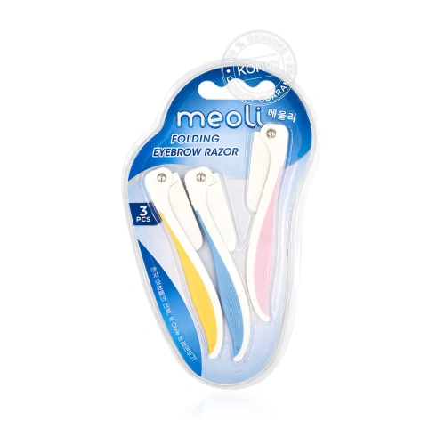 MEOLI Folding Eyebrow Razor [3pcs/Pack] фото 2