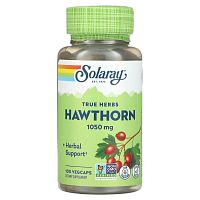 Solaray, боярышник, 525 мг, 100 растительных капсул