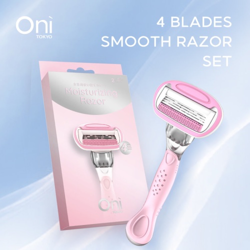 Oni 4 Blades Smooth Razor Set Refills [1Razor + 5Refill] фото 2