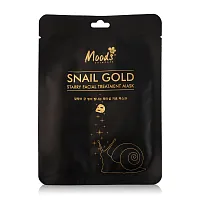 Moods Skin Care Snail Gold Starry Facial Mask 38ml