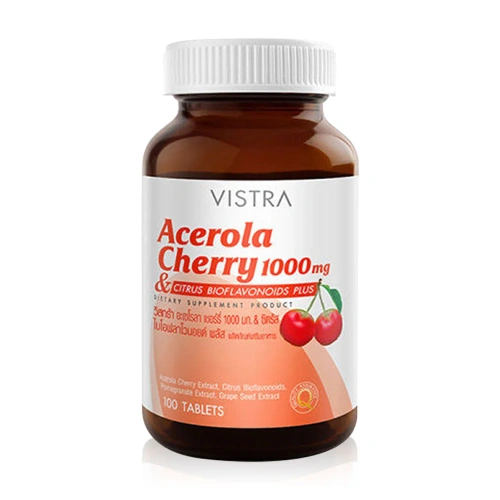 VISTRA Acerola Cherry 100 Tablets VISTRA Acerola Cherry 100 Tablets