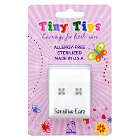 Studex Tiny Tips Earrings For Sensitive Ear Stainless 2mm Cubic Zirconia