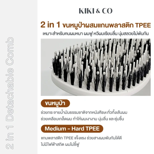KIKI & CO 2in1 Detachable Comb 1pc фото 4