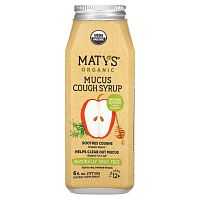 Maty's, Органический сироп от кашля, отхаркивающий, для детей от 12 лет, 177 мл (6 жидк. унций)