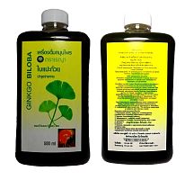 Настойка травяная Гинкго Билоба Otop Ginkgo Biloba Juice, 500 мл. Таиланд