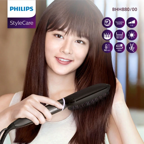 Philips Heated straightening Brush 1pc фото 2