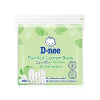 D-nee Purified Cotton Buds 200pcs