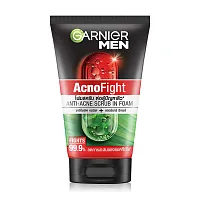 Garnier Men Acnofight Anti-Acne Scrub In Foam 100ml