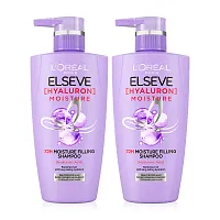 Loreal Paris Elseve Hyaluron Moisture 72H Filling Shampoo [410ml x 2pcs]