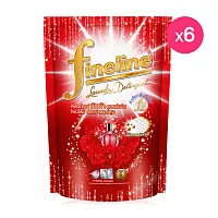 [แพ็ค 6] Fineline Laundry Detergent Concentrated Deluxe Perfume Miracle Perfume 130ml