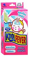 Жаропонижающий детский пластырь от 0 до 2 лет Kobayashi Koolfever For Babies, 2 шт., Таиланд