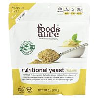 Foods Alive, суперфуд, необогащенные пищевые дрожжи, 170 г (6 унций)