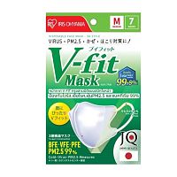 IRIS OHYAMA Face Mask V-Fit Size M 7 Pcs/Pack