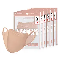 IRIS OHYAMA Disposable Face Mask Daily Fit Mask Size S [5pcs x 6 Sachets]