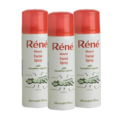 Rene Mineral Facial Spray [50ml x 3pcs]