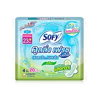 Sofy ผ้าอนามัย Cooling Fresh Natural Super Slim 0.1 Wing [23cm x 14pcs]