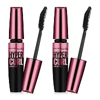 Maybelline New York The Hypercurl Waterproof Mascara [9.2ml x 2pcs]