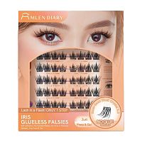 Mlen Diary Glueless Falsies Eyelashes 7Rows Iris