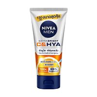 Nivea Men Extra Bright C  Hya Age Defense Vitamin Foam 150 G. โฟมล้างหน้า โฟมวิตามินซ