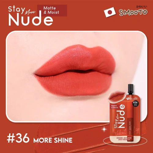 Smooto Stay More Nude Velvet Lip 2g фото 4