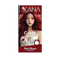 Kakana Hair Foam Color Red Rum Bright Red