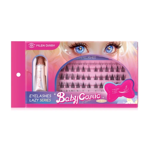 MLEN DIARY Eyelashes Lazy Series 5 Rows